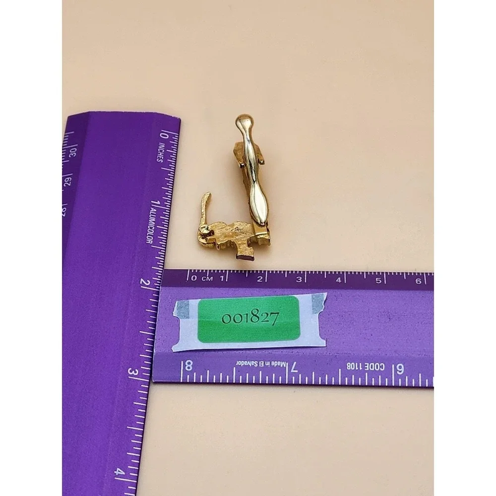 Vtg Water Pump Faucet Movable Handle Gold Plate Tie Clip Bar Tack FREE $HIPPING!